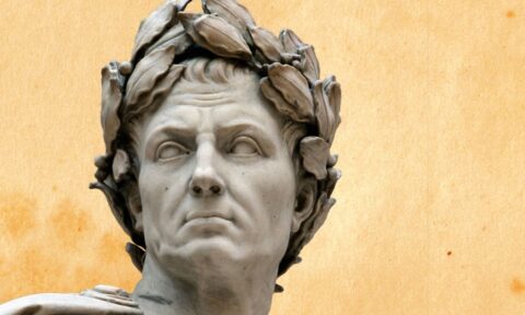 Statua di Caio Giulio Cesare.